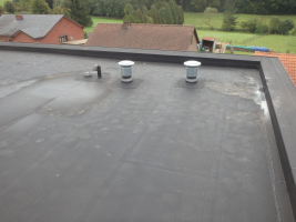 Resitrix EPDM plat dak nieuwbouw te Berlaar