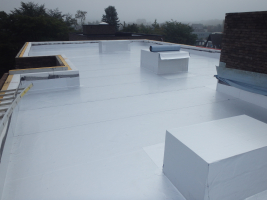 Resitrix EPDM plat dak nieuwbouw te Berlaar